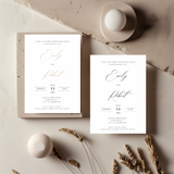Wedding Invitation - Classic and Elegant