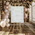 Welkomstbord voor babyshower met beige dieren ontwerp - Creations and More
