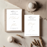 Kaart Bruiloft - Klassiek En Elegant - Creations and More