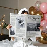 Luxe Wedding Times bruiloftkrant als uniek huwelijkscadeau