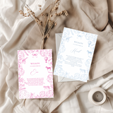 Kaart Babyshower - Blauwe dieren