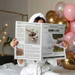 Gepersonaliseerde nikah newspaper voor islamitische bruiloft