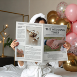 Islamitische The Wedding Times trouwkrant met eigen foto's
