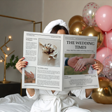 Islamitische The Wedding Times trouwkrant met eigen foto's