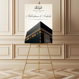 Welkomstbord Hajj / Umrah - Kaaba