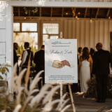 Welkomstbord Bruiloft - Hand In Hand Met Henna - Creations and More