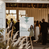 Welkomstbord Henna - Fessi Groen Met Bruid Marokkaans