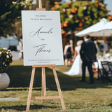 Welkomstbord Bruiloft - Klassiek En Elegant