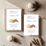 Kaart Bruiloft - Hand In Hand Met Henna