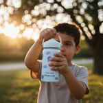 RVS drinkfles voor kinderen start with bismillah luchtballonnen lekvrij