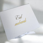 Luxe eid giftbox wit met goud