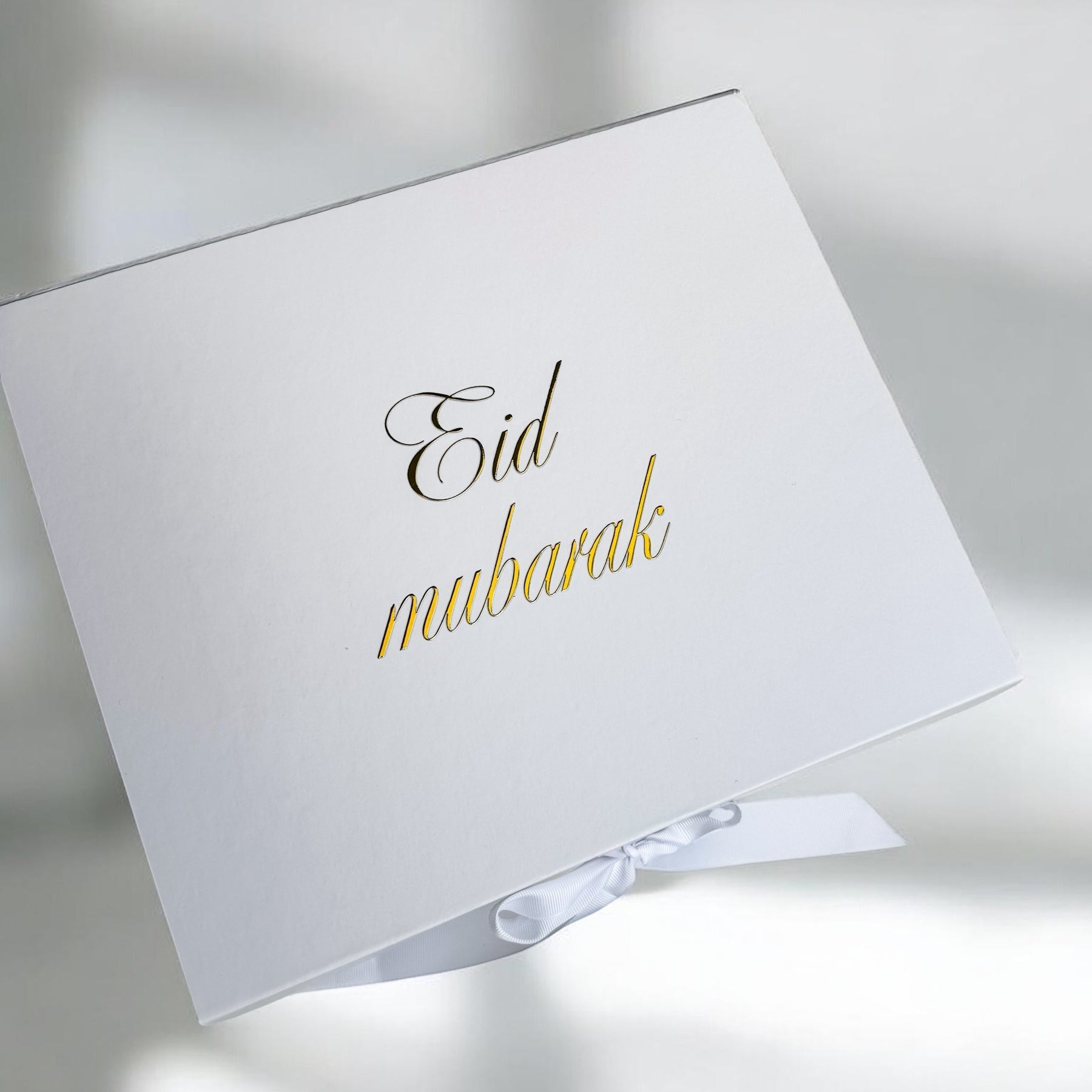 Luxe eid giftbox wit met goud