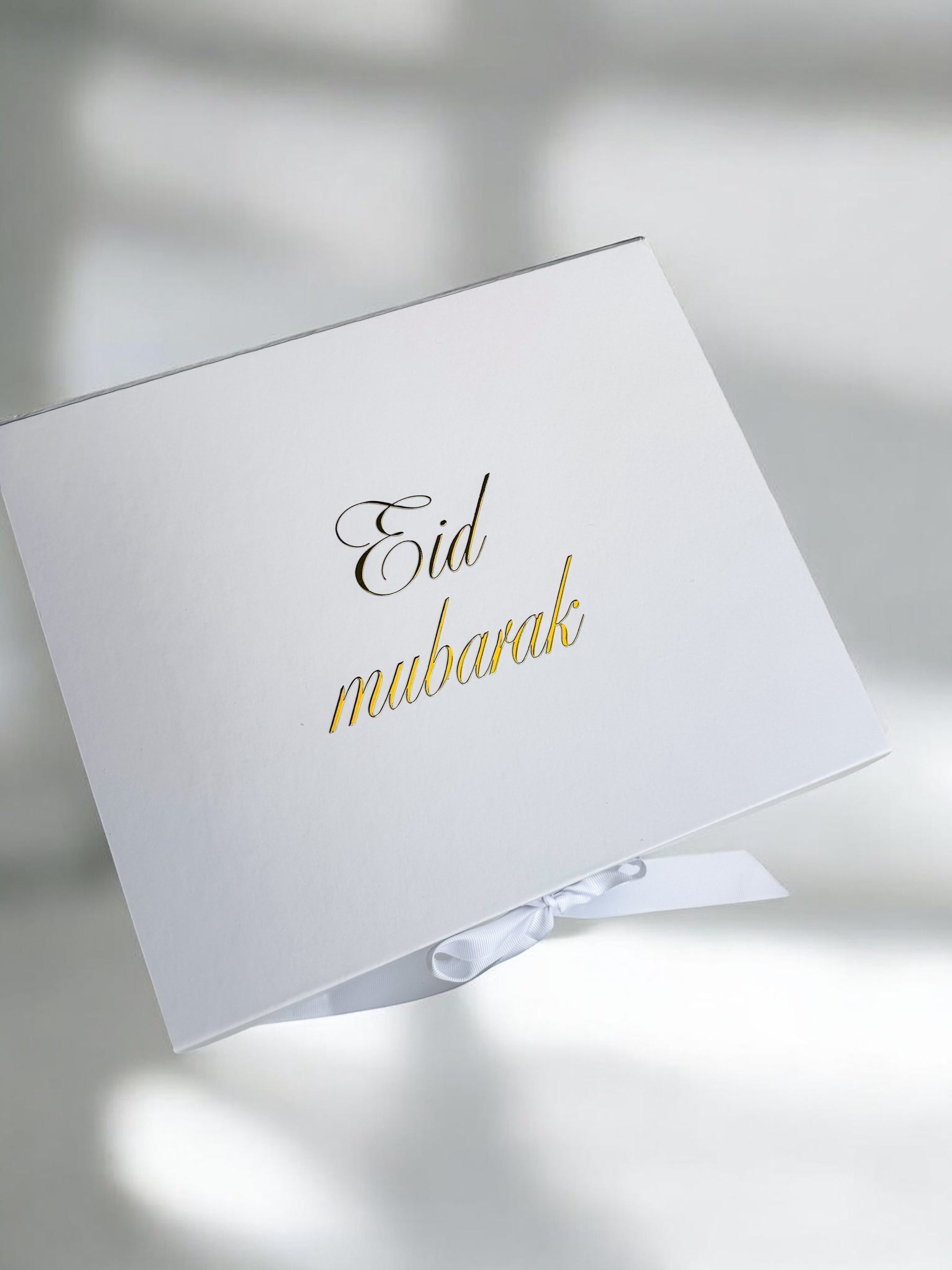 Luxe eid giftbox wit met goud