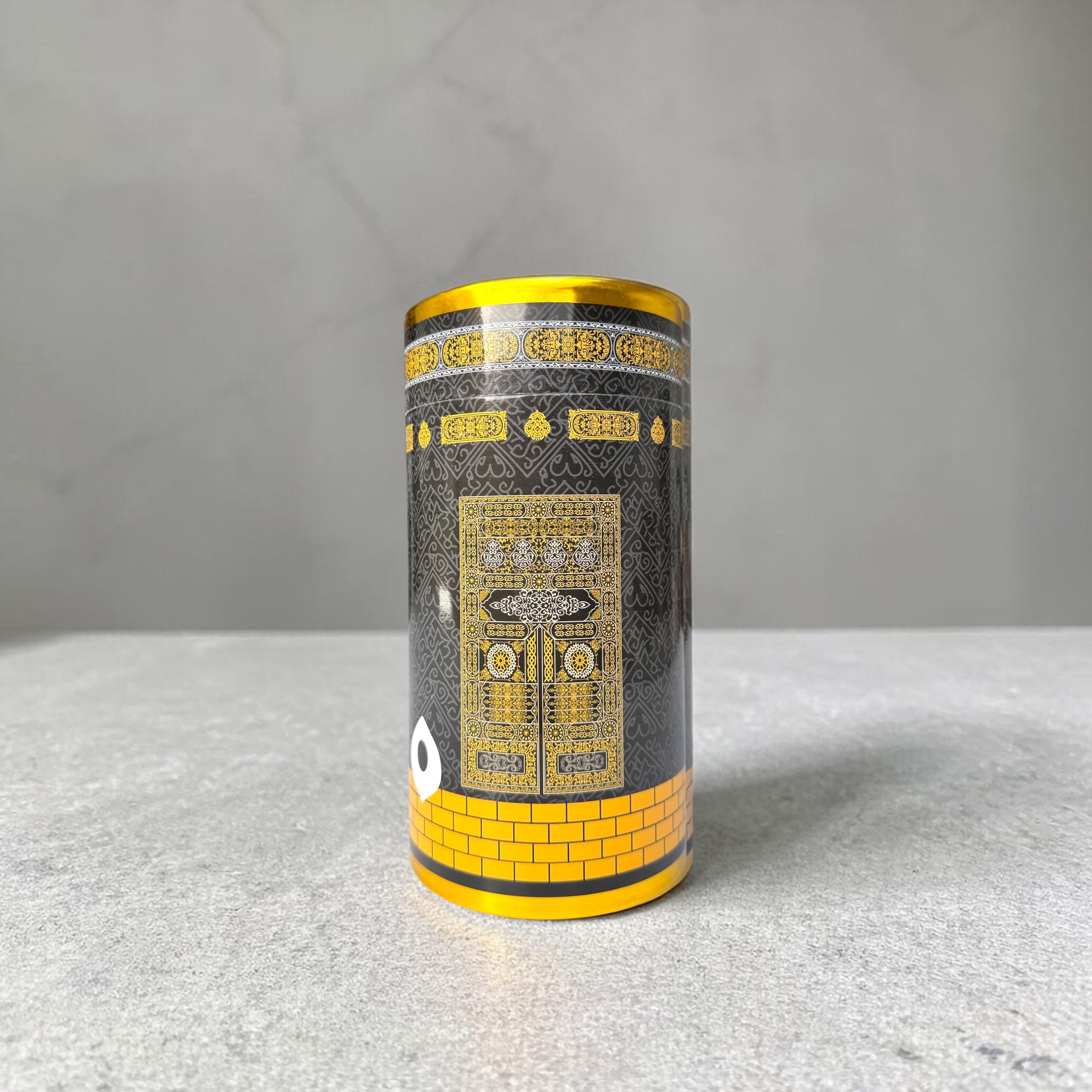 Kaaba gebedskleed zwart goud met tasbih hajj en umrah cadeau islamitisch cadeau luxe zachte stof en stijlvol design
